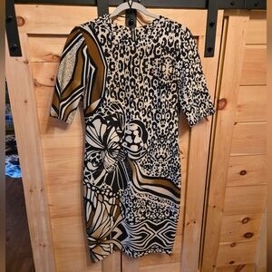 Stylish Women's Safari Patterned Dress